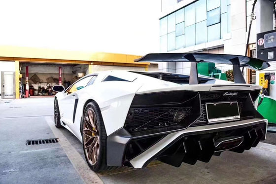 Đối với Lamborghini Aventador LP700 Carbon Fiber Body Kit Aventador nâng cấp 740SV phía trước và phía sau Bumper Spoilers
