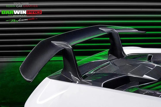 Đối với Lamborghini LP580 LP610 Carbon Fiber Body Kit LP580 LP610 Upgraded LP640 phong cách phía trước và phía sau Bumper Spoiler Hood