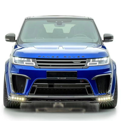 Bộ sửa chữa thay thế Land Rover Body Kit 2017 - 2019 Spoiler Hood Fiber Front Lip