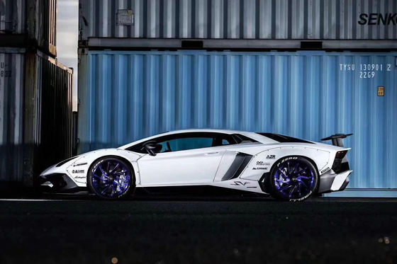Đối với Lamborghini Aventador LP700 Carbon Fiber Body Kit LP700 nâng cấp kiểu LB Side Skirt Spoiler Wheel Arch