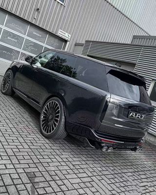 2022 New Range Rover Body Kit BS phong cách phía trước môi Splitter Bumper Diffuser