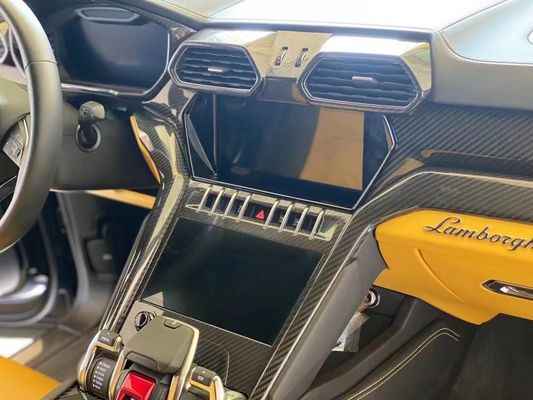 Phân tích ô tô Nội thất sợi cacbon cho Lamborghini Urus Urus Sợi cacbon Bề mặt điều khiển điều hòa không khí trung tâm