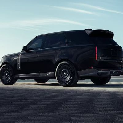 2022 Thay thế bộ dụng cụ cơ thể Land Rover VS Style Universal Front Bumper Lip Spoiler Diffuser Side Skirt