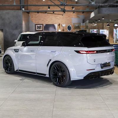 Carbon Fiber Range Rover Sport Body Kit LM Style Lưỡi trước Lỗ xe