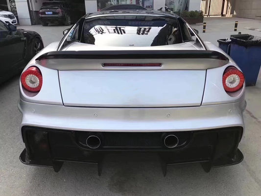 Đối với Ferrari 599 Body Kit 599 nâng cấp phong cách VORS phía trước và phía sau Bumper Side Skirt Spoiler Carbon Fiber Body Kit