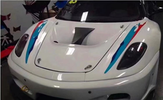 Sợi cacbon chất lượng cao cho Ferrari F430 Sợi cacbon nắp mui máy nắp mui máy F430