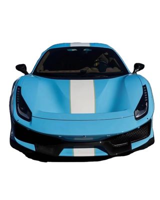 Bộ phận ô tô cho Ferrari 488 Body Kit 488 nâng cấp phong cách PistA phía trước và phía sau Bumper Bonnet Spoiler Carbon Fiber Body Kit
