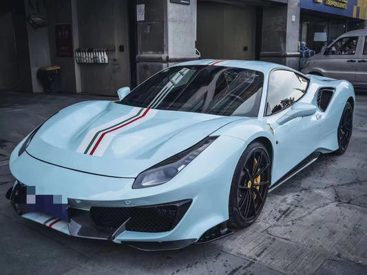 Bộ phận ô tô cho Ferrari 488 Body Kit 488 nâng cấp phong cách PistA phía trước và phía sau Bumper Bonnet Spoiler Carbon Fiber Body Kit