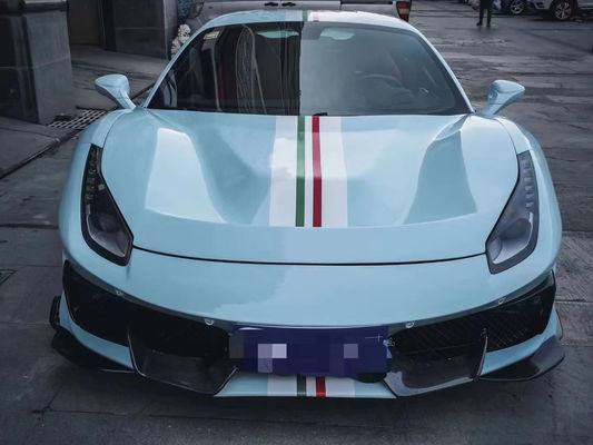 Bộ phận ô tô cho Ferrari 488 Body Kit 488 nâng cấp phong cách PistA phía trước và phía sau Bumper Bonnet Spoiler Carbon Fiber Body Kit