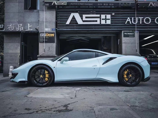 Bộ phận ô tô cho Ferrari 488 Body Kit 488 nâng cấp phong cách PistA phía trước và phía sau Bumper Bonnet Spoiler Carbon Fiber Body Kit