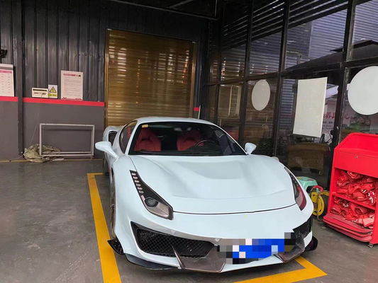 Bộ phận ô tô cho Ferrari 488 Body Kit 488 nâng cấp phong cách PistA phía trước và phía sau Bumper Bonnet Spoiler Carbon Fiber Body Kit