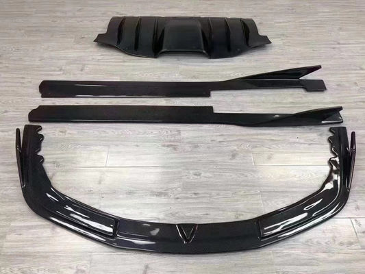 Đối với Ferrari 458 Carbon Fiber Body Kit 458 Carbon Fiber Front Lip Diffuser Spoiler Side Skirt Body Kit