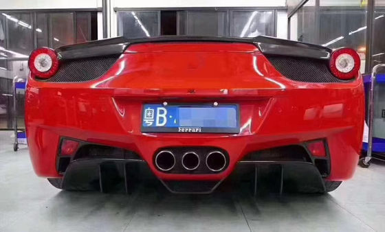 Đối với Ferrari 458 Carbon Fiber Body Kit 458 Carbon Fiber Front Lip Diffuser Spoiler Side Skirt Body Kit