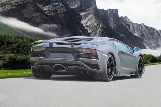 Bộ cơ thể sợi cacbon cho Lamborghini LP740S LP740S nâng cấp nâng cấp MSY phong cách phía trước xẻo Diffuser Spoiler Body Kit
