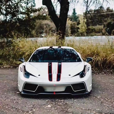 Đối với Ferrari 458 Carbon Fiber Body Kit 458 nâng cấp phong cách VORS phía trước và phía sau Bumper Spoiler Side Skirt Body Kit