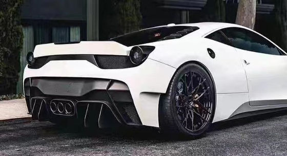 Đối với Ferrari 458 Carbon Fiber Body Kit 458 nâng cấp phong cách VORS phía trước và phía sau Bumper Spoiler Side Skirt Body Kit