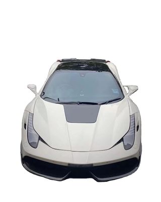 Phân tích ô tô cho Ferrari 458 Body Kit 458 nâng cấp Misha phong cách phía trước và phía sau Bumper Side Skirt Hood Spoiler Body Kit