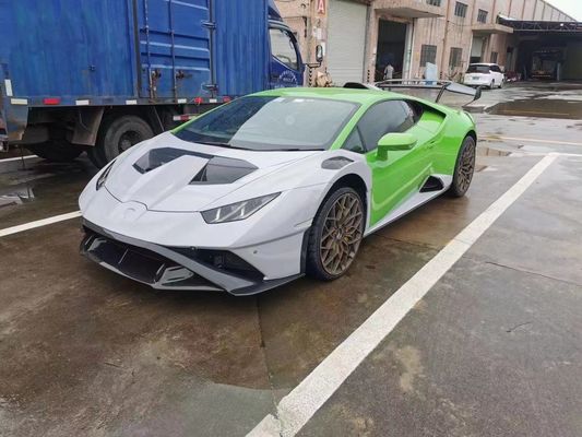 STP Carbon Fiber Body Kit cho Lamborghini Huracan LP580 LP610 Carbon Fiber phía trước và phía sau Bumper Spoiler Hood