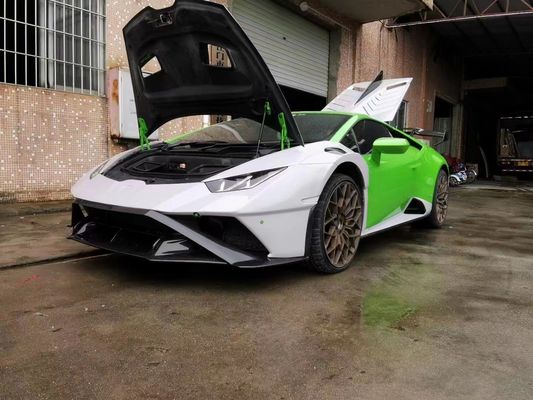 STP Carbon Fiber Body Kit cho Lamborghini Huracan LP580 LP610 Carbon Fiber phía trước và phía sau Bumper Spoiler Hood