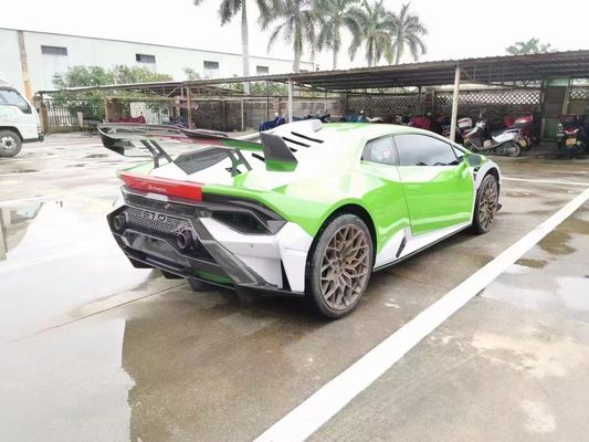 STP Carbon Fiber Body Kit cho Lamborghini Huracan LP580 LP610 Carbon Fiber phía trước và phía sau Bumper Spoiler Hood
