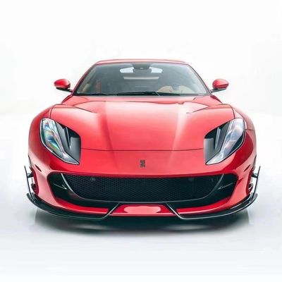 Đối với Ferrari 812 Carbon Fiber Body Kit 812 nâng cấp MSY Style Carbon Fiber Front Lip Diffuser Spoiler Body Kit