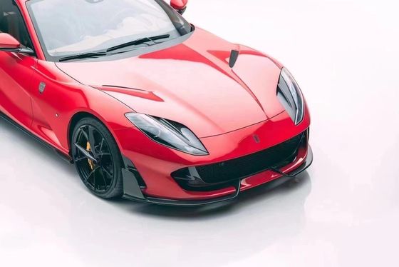 Đối với Ferrari 812 Carbon Fiber Body Kit 812 nâng cấp MSY Style Carbon Fiber Front Lip Diffuser Spoiler Body Kit