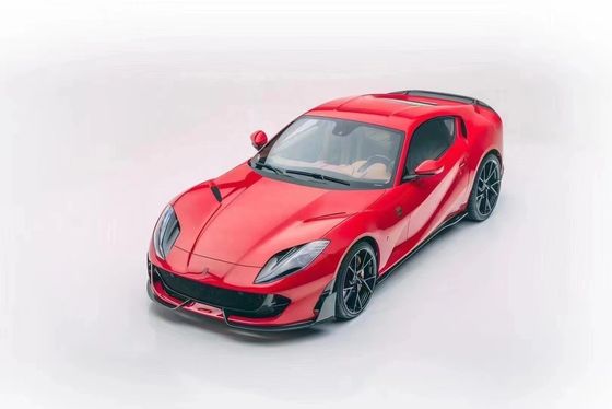 Đối với Ferrari 812 Carbon Fiber Body Kit 812 nâng cấp MSY Style Carbon Fiber Front Lip Diffuser Spoiler Body Kit
