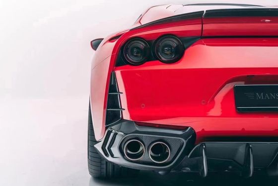 Đối với Ferrari 812 Carbon Fiber Body Kit 812 nâng cấp MSY Style Carbon Fiber Front Lip Diffuser Spoiler Body Kit