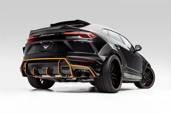 Đối với Lamborghini Urus Carbon Fiber Body Kit Urus nâng cấp kiểu VORS Carbon Fiber Front Lip Diffuser Spoiler Hood với thân rộng