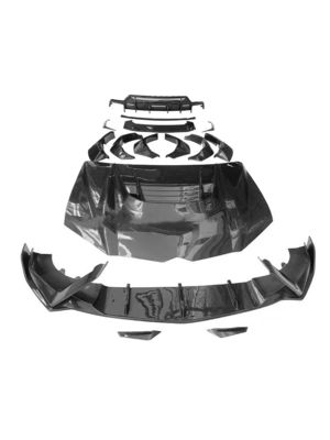 Đối với Lamborghini Urus Carbon Fiber Body Kit Urus nâng cấp kiểu VORS Carbon Fiber Front Lip Diffuser Spoiler Hood với thân rộng