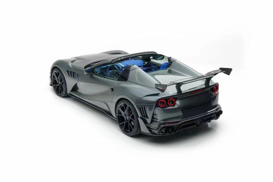 Đối với Ferrari 812 Carbon Fiber Body Kit 812 nâng cấp MSY Style Carbon Fiber phía trước và phía sau Bumper Spoiler Wing