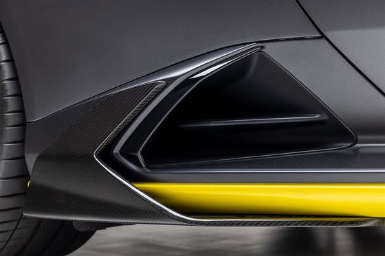 Đối với Lamborghini STO Carbon Fiber Body Kit STO nâng cấp kiểu Vors Mặt trước môi khuếch tán mặt bên Mũi áo khoác Carbon Fiber Body Kit