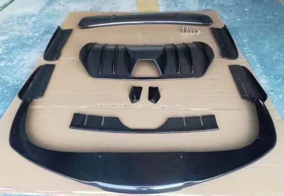 Đối với Ferrari F430 Body Kit F430 nâng cấp kiểu HAMANN Mặt trước Xẻo Diffuser Spoiler Side Skirt F430 Carbon Fiber Body Kit