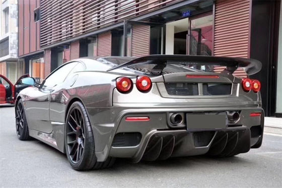 Đối với Ferrari F430 Body Kit F430 nâng cấp ASI Style Bốp phía trước và phía sau Spoiler F430 Carbon Fiber Body Kit