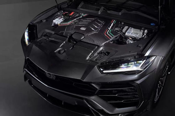 2019 Đen Lamborghini Body Kit Khô Carbon Fiber Engine Nội thất bảo vệ khiên