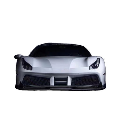 Đối với Ferrari 488 Carbon Fiber Body Kit 488 nâng cấp Vors Style Carbon Fiber Front Lip Diffuser Spoiler Body Kit
