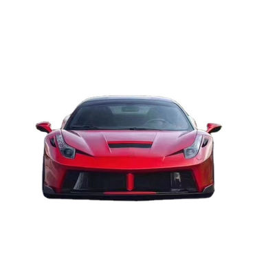 Đối với Ferrari 458 Carbon Fiber Body Kit 458 nâng cấp PD Style Mặt trước và phía sau Bumper Spoiler Hood Body Kit