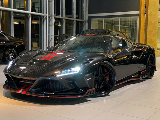 Đối với Ferrari F8 Carbon Fiber Body Kit F8 nâng cấp KEYVANY phong cách Mặt trước xẻo Diffuser Spoiler Body Kit