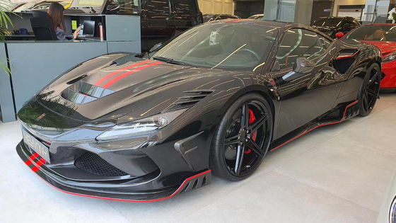Đối với Ferrari F8 Carbon Fiber Body Kit F8 nâng cấp KEYVANY phong cách Mặt trước xẻo Diffuser Spoiler Body Kit