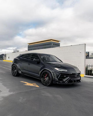 Đen Lamborghini cơ thể URUS nâng cấp 1016 Hood Spoiler Wide Body Kit