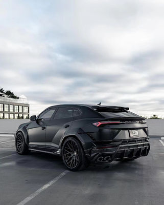 Đen Lamborghini cơ thể URUS nâng cấp 1016 Hood Spoiler Wide Body Kit