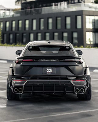 Đen Lamborghini cơ thể URUS nâng cấp 1016 Hood Spoiler Wide Body Kit