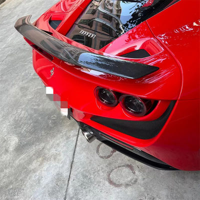 Đối với Ferrari F8 Carbon Fiber Spoiler F8 nâng cấp Novi Style Carbon Fiber Tail Spoiler