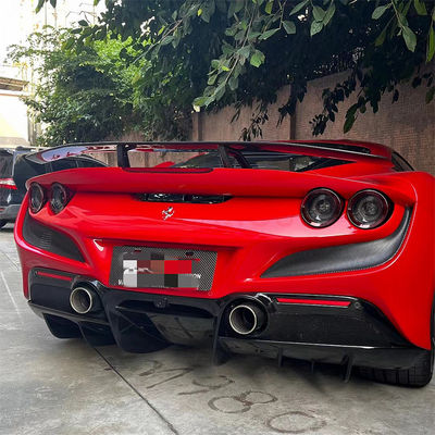 Đối với Ferrari F8 Carbon Fiber Spoiler F8 nâng cấp Novi Style Carbon Fiber Tail Spoiler