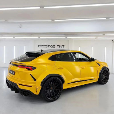 1016 Style Lamborghini Body Kit Urus Carbon Fiber Mặt trước môi Diffuser Spoiler Hood Màu trắng