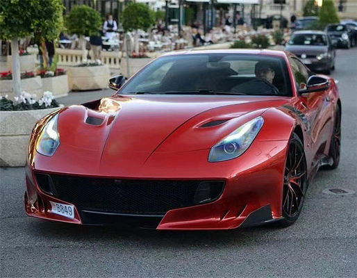 Đối với Ferrari F12 Carbon Fiber Hood F12 nâng cấp TDF Style Carbon Fiber Hood Body Kit