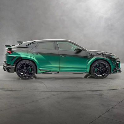 280mm Lamborghini Body Kit URUS MSY phong cách phía trước và phía sau Bumper Spoiler Hood Kit Xanh