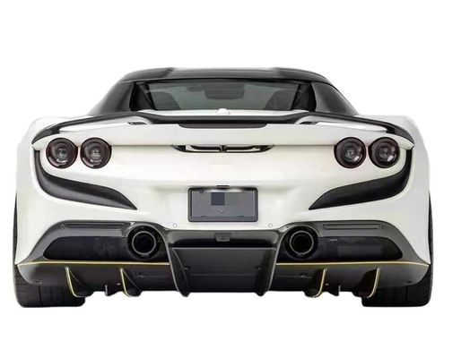 Phụ tùng ô tô cho Ferrari F8 Carbon Fiber Body Kit F8 nâng cấp Novi Style Diffuser Carbon Fiber Diffuser