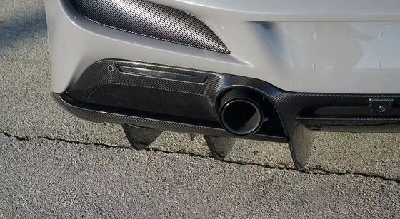 Phụ tùng ô tô cho Ferrari F8 Carbon Fiber Body Kit F8 nâng cấp Novi Style Diffuser Carbon Fiber Diffuser