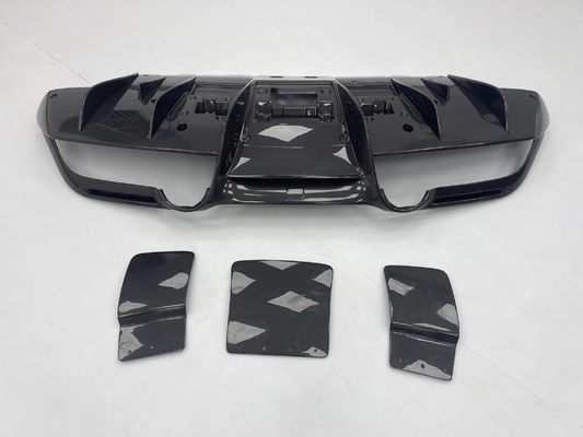 Phụ tùng ô tô cho Ferrari F8 Carbon Fiber Body Kit F8 nâng cấp Novi Style Diffuser Carbon Fiber Diffuser